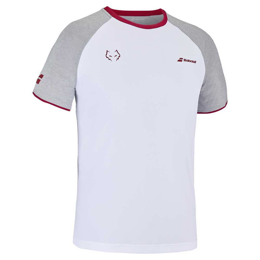 Babolat Crew Neck Tee Lebron  - Weiß/Grau