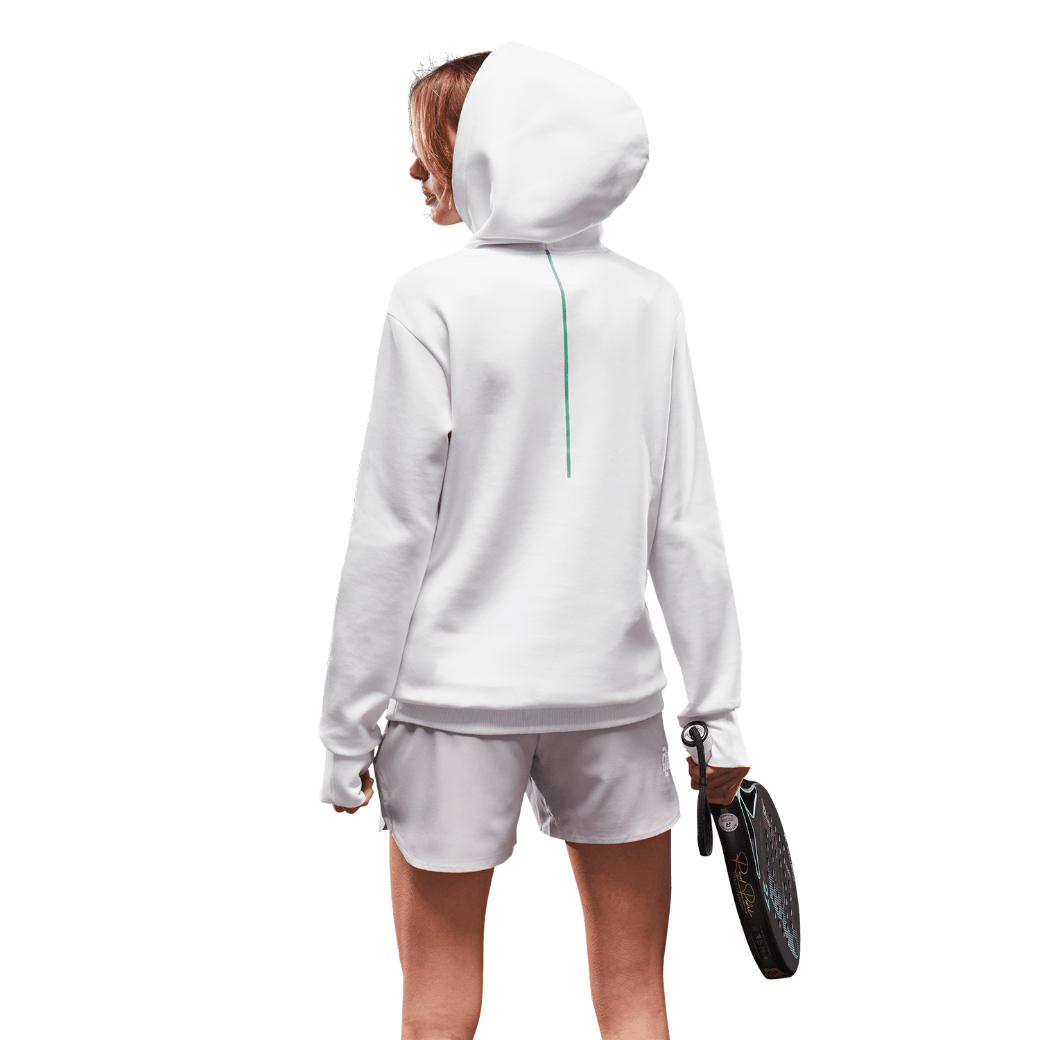 Royal Padel Hoodie Damen weiß