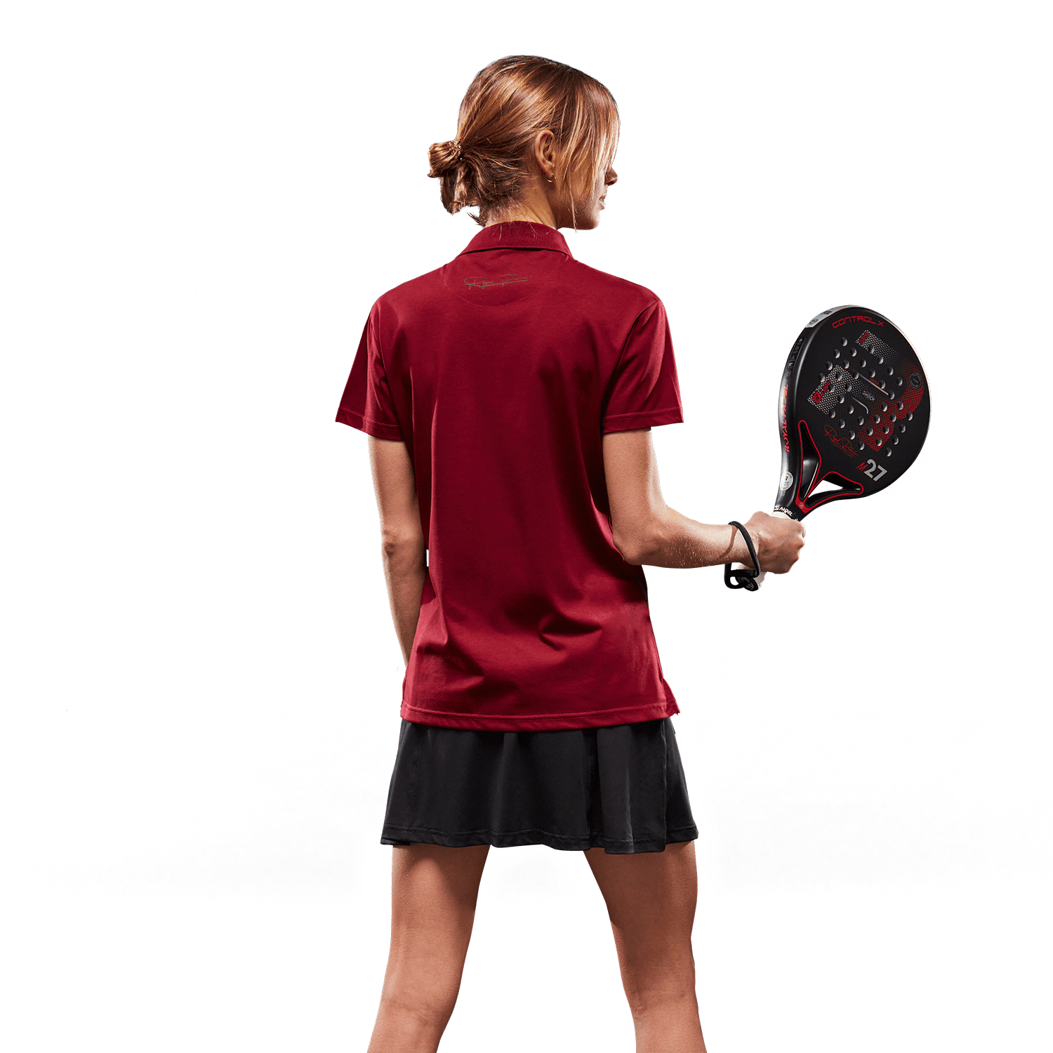 Royal Padel Polo Damen weinrot