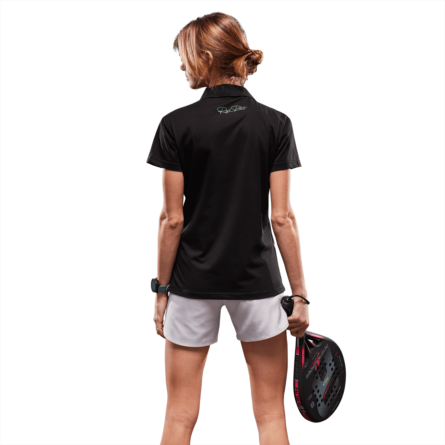 Royal Padel Polo Damen schwarz