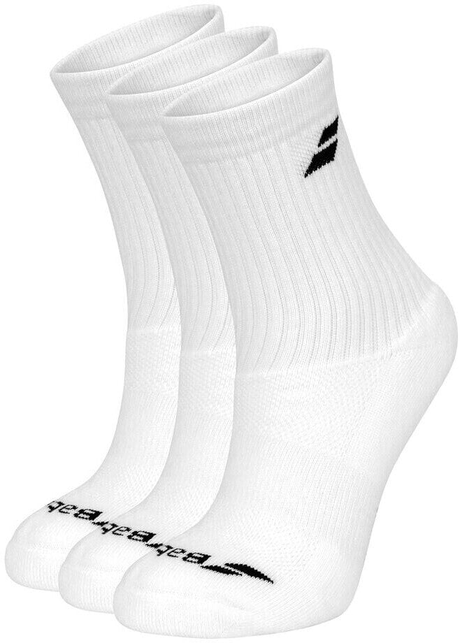 Babolat 3 Pairs Pack Socken – Weiß