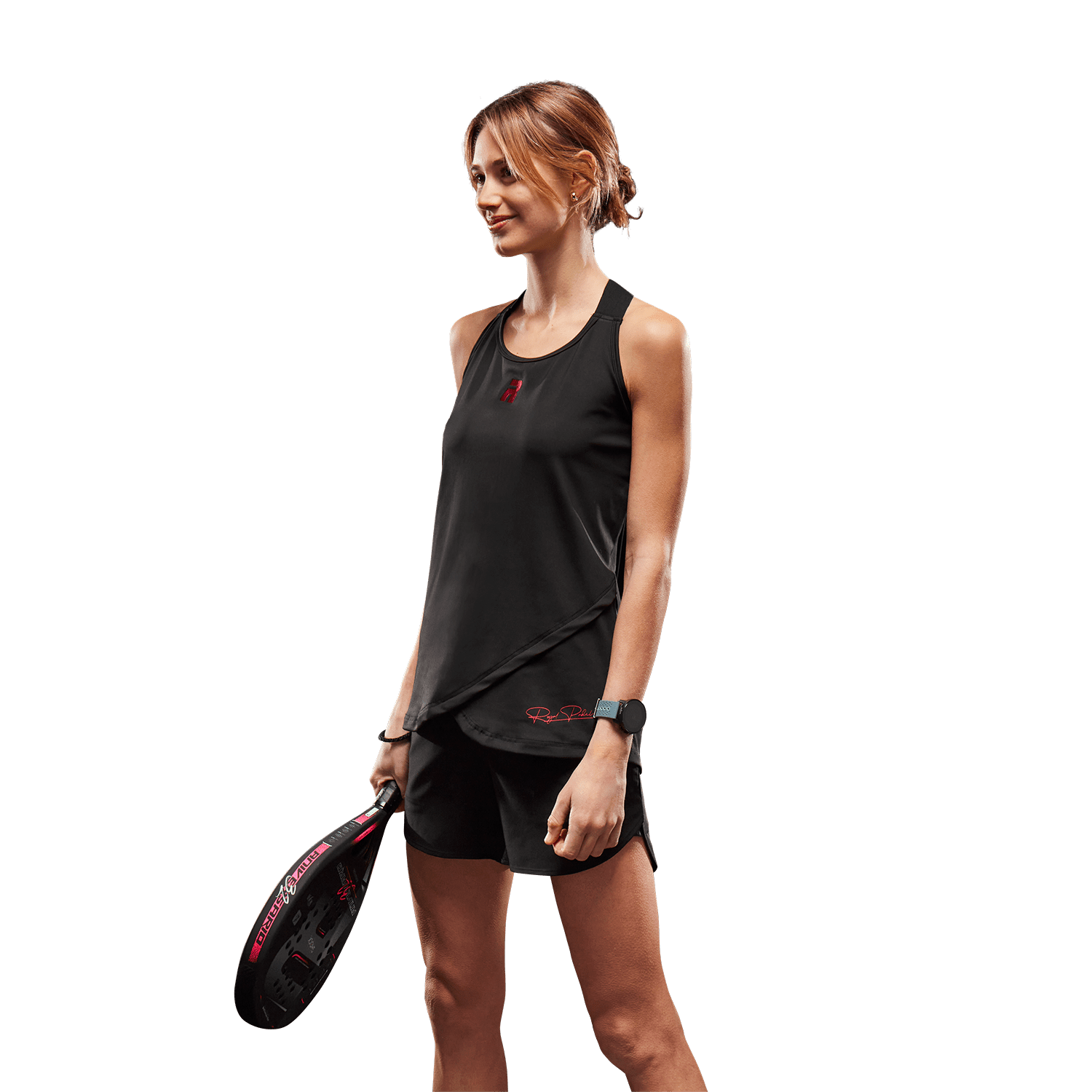 Royal Padel Top Damen schwarz