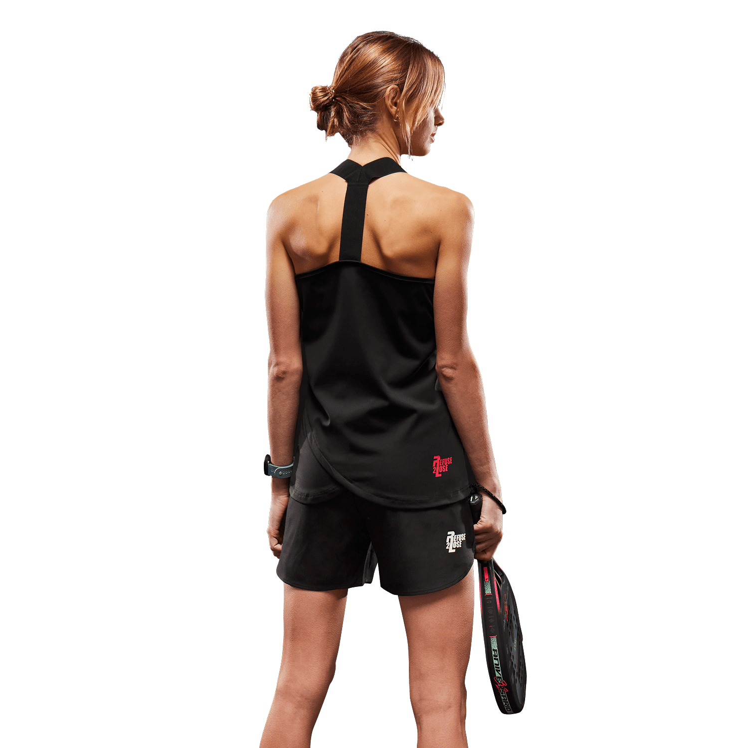 Royal Padel Top Damen schwarz