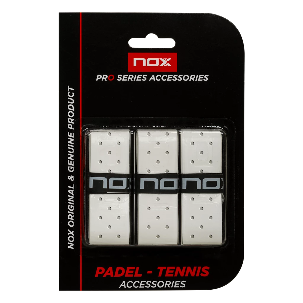 NOX Overgrips Pro 3er Pack Griffbänder Perforiert
