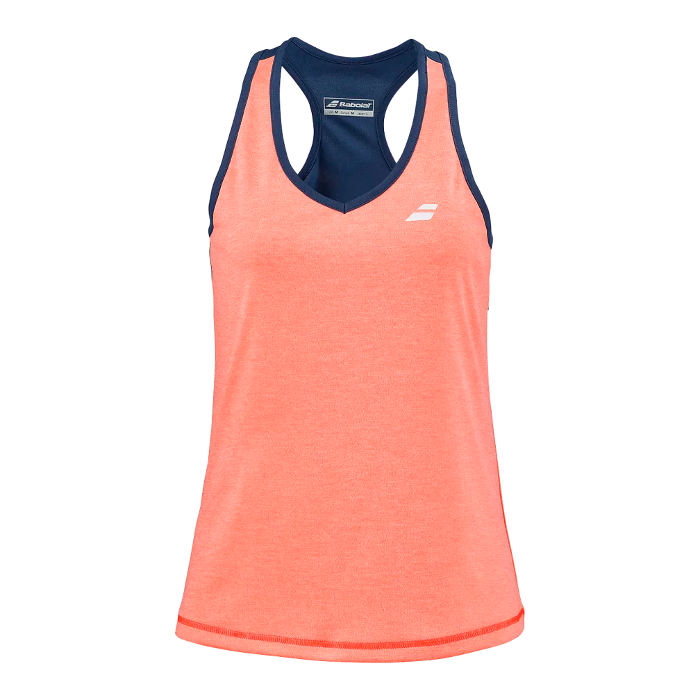 Babolat Play Tank Top orange/dunkelblau