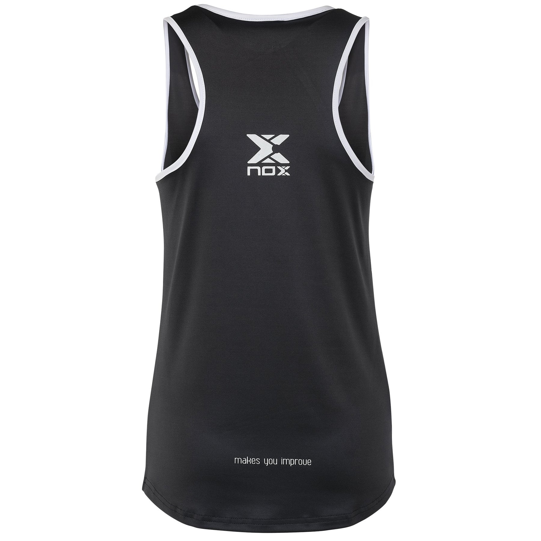 NOX Team Damen Padel Shirt - grau/schwarz
