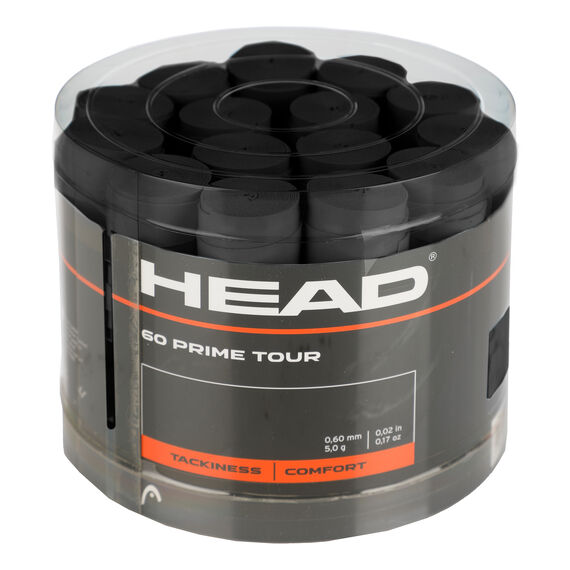 HEAD Prime Tour Overgrips 60 Griffbänder schwarz