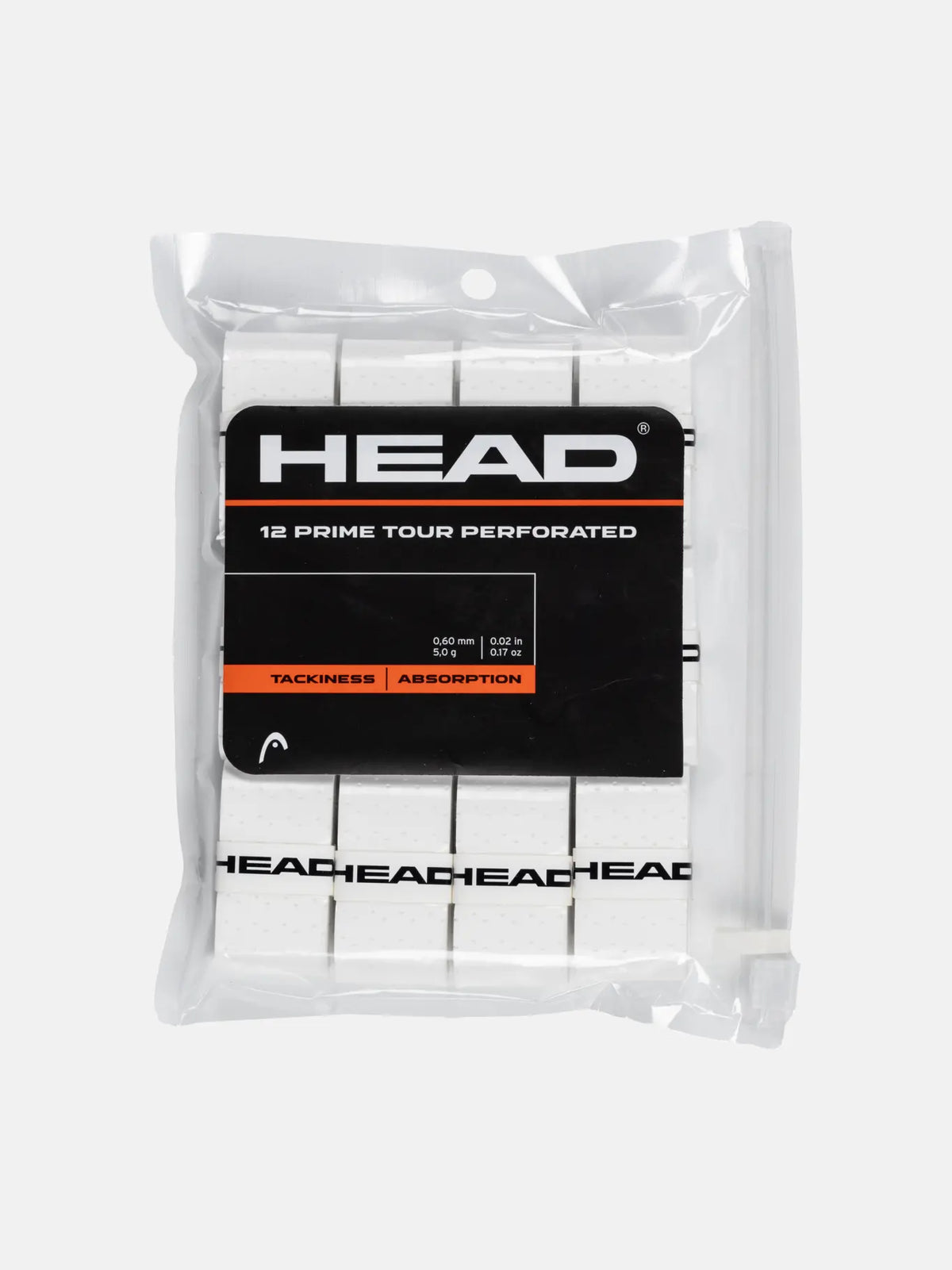 HEAD Prime Tour Perforated Overgrips 12er Pack Weiß