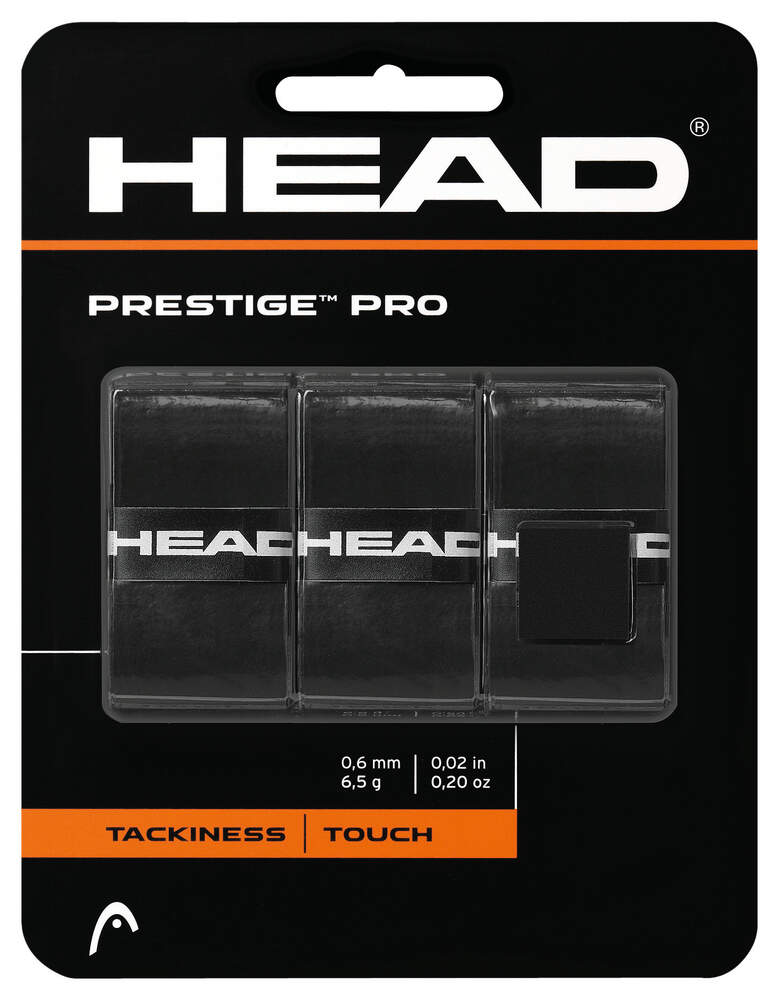 HEAD Prestige Pro Overgrips 3er Pack Griffbänder Schwarz