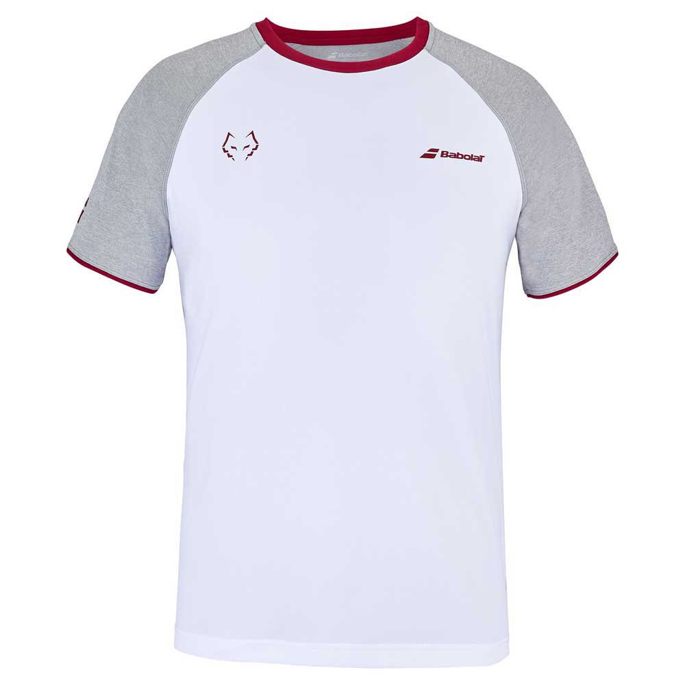 Babolat Crew Neck Tee Lebron  - Weiß/Grau