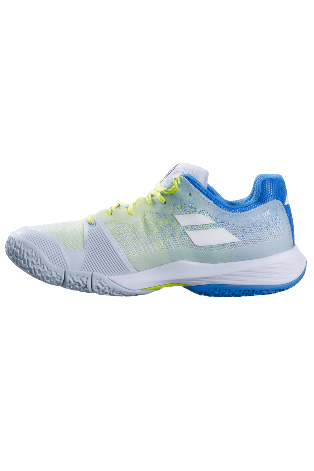 Babolat Jet Ritma Padelschuh Limette/Blau