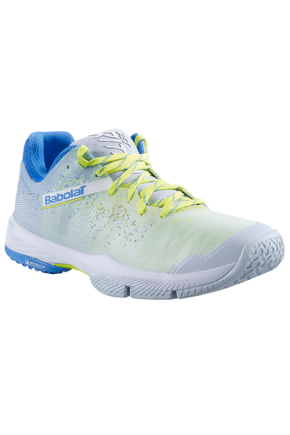 Babolat Jet Ritma Padelschuh Limette/Blau
