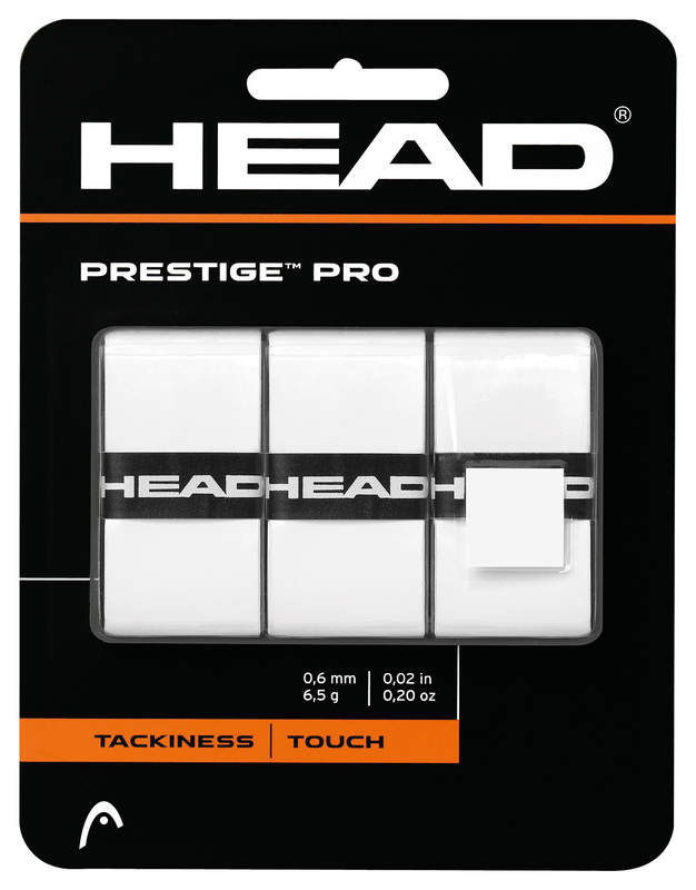 HEAD Prestige Pro Overgrips 3er Pack Griffbänder weiß