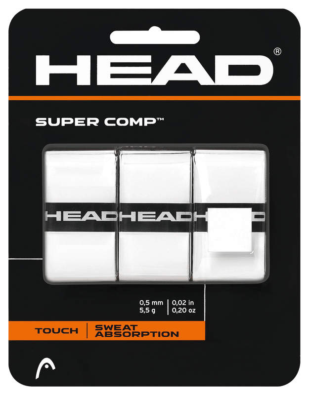 HEAD Super Comp Overgrips 3er Pack Griffbänder weiß