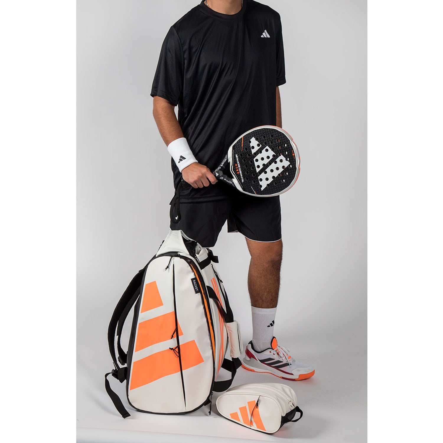 adidas MULTIGAME Tasche 2026 - Weiß Orange