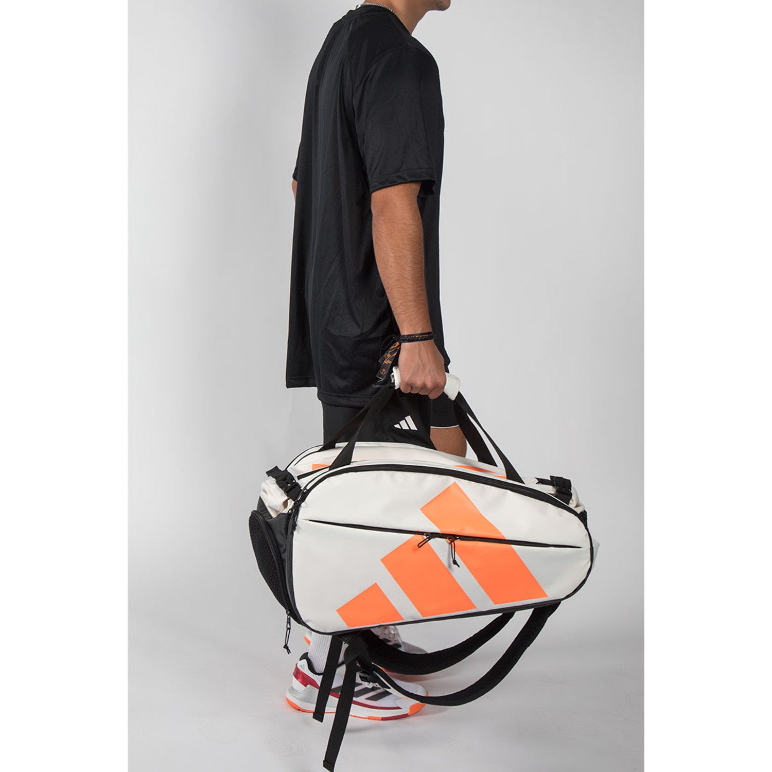 adidas MULTIGAME Tasche 2026 - Weiß Orange