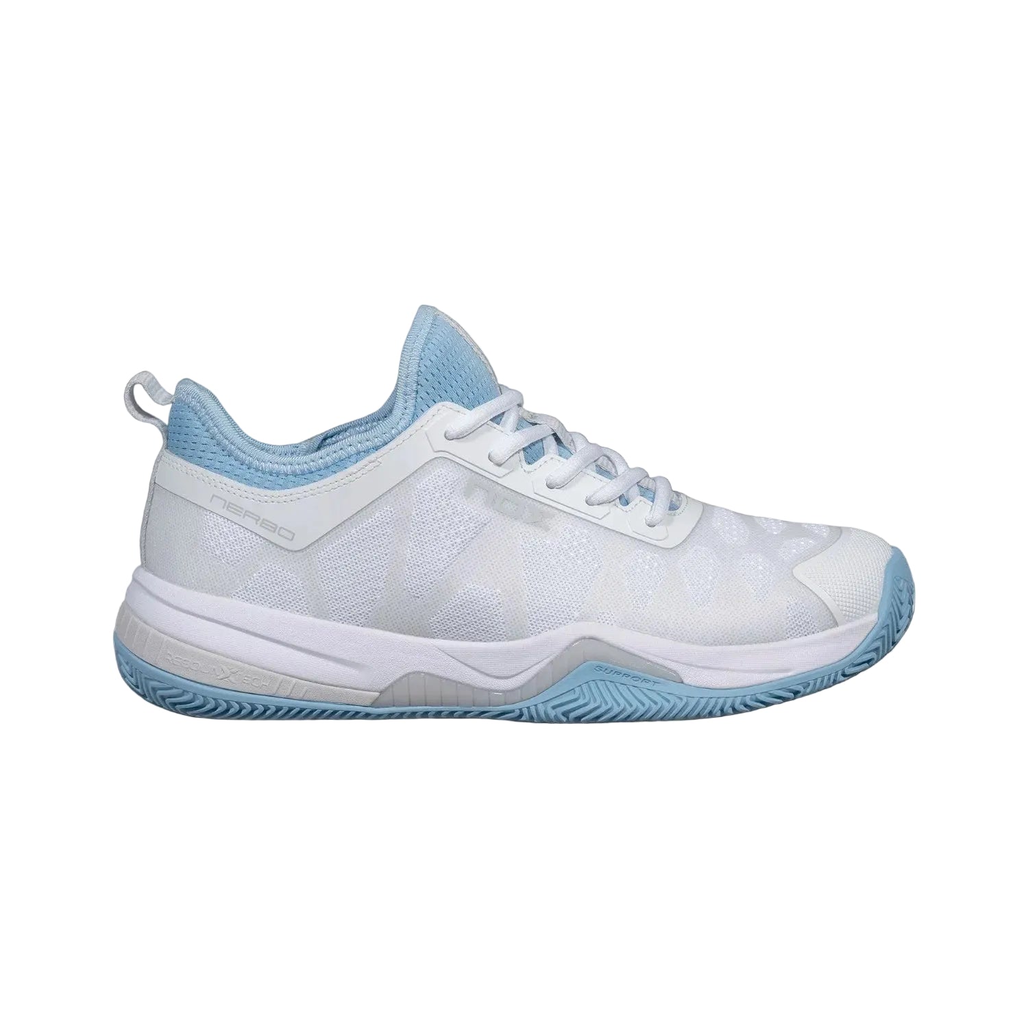 NOX Nerbo Padelschuh Weiß/Blau