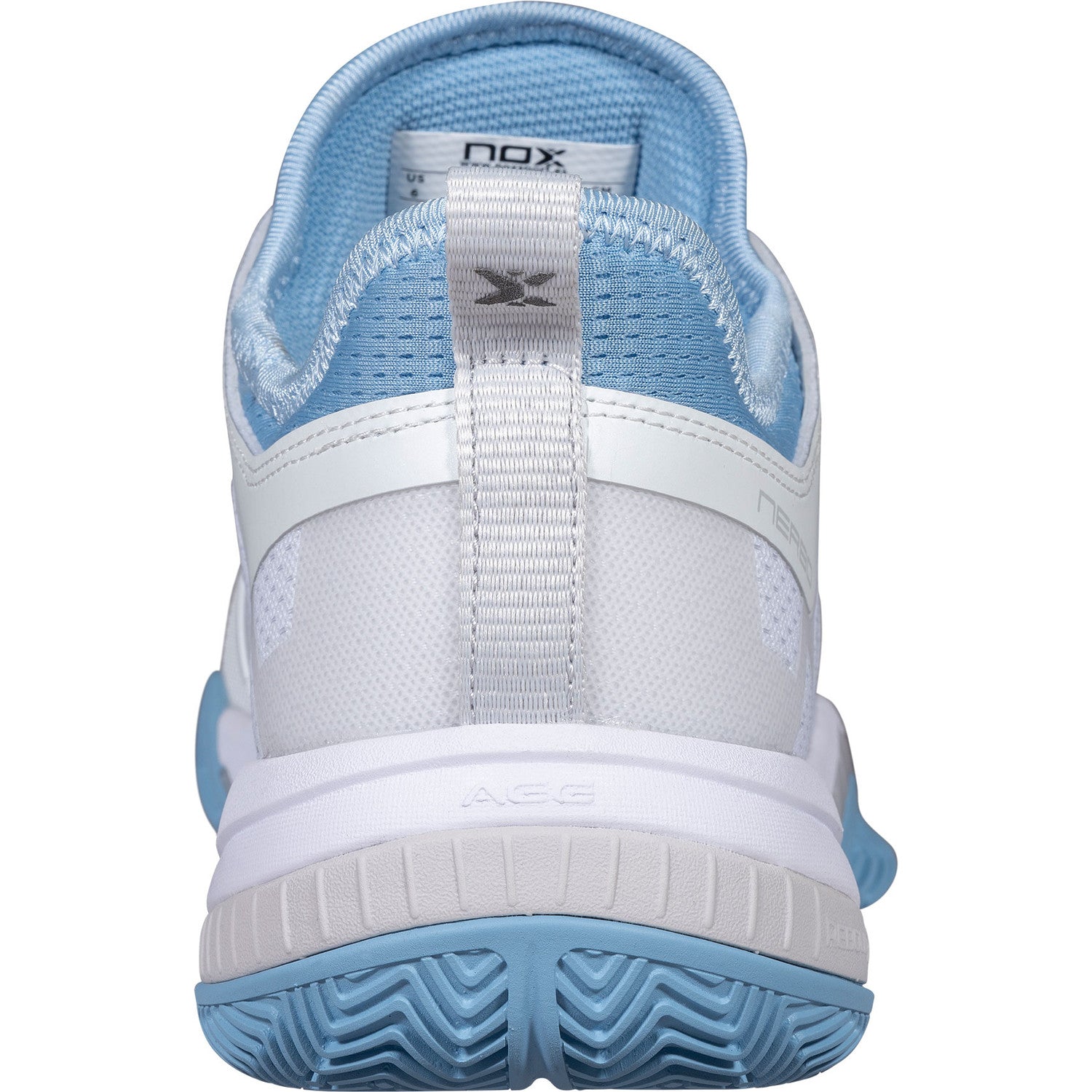 NOX Nerbo Padelschuh Weiß/Blau
