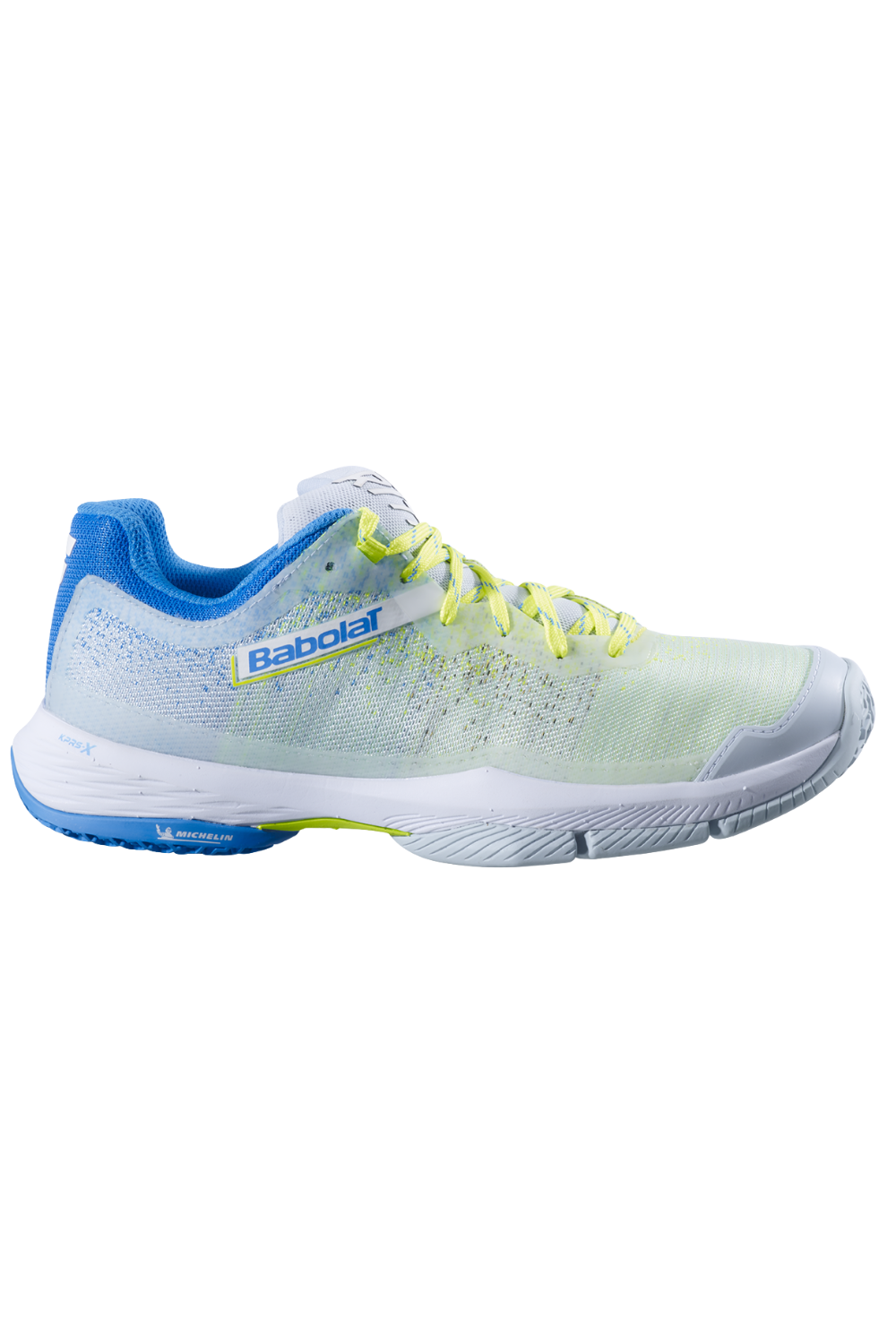 Babolat Jet Ritma Padelschuh Limette/Blau