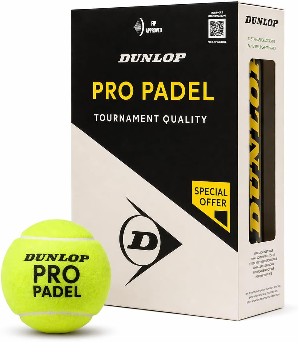DUNLOP PRO PADEL 2x 3er Dose Padelbälle