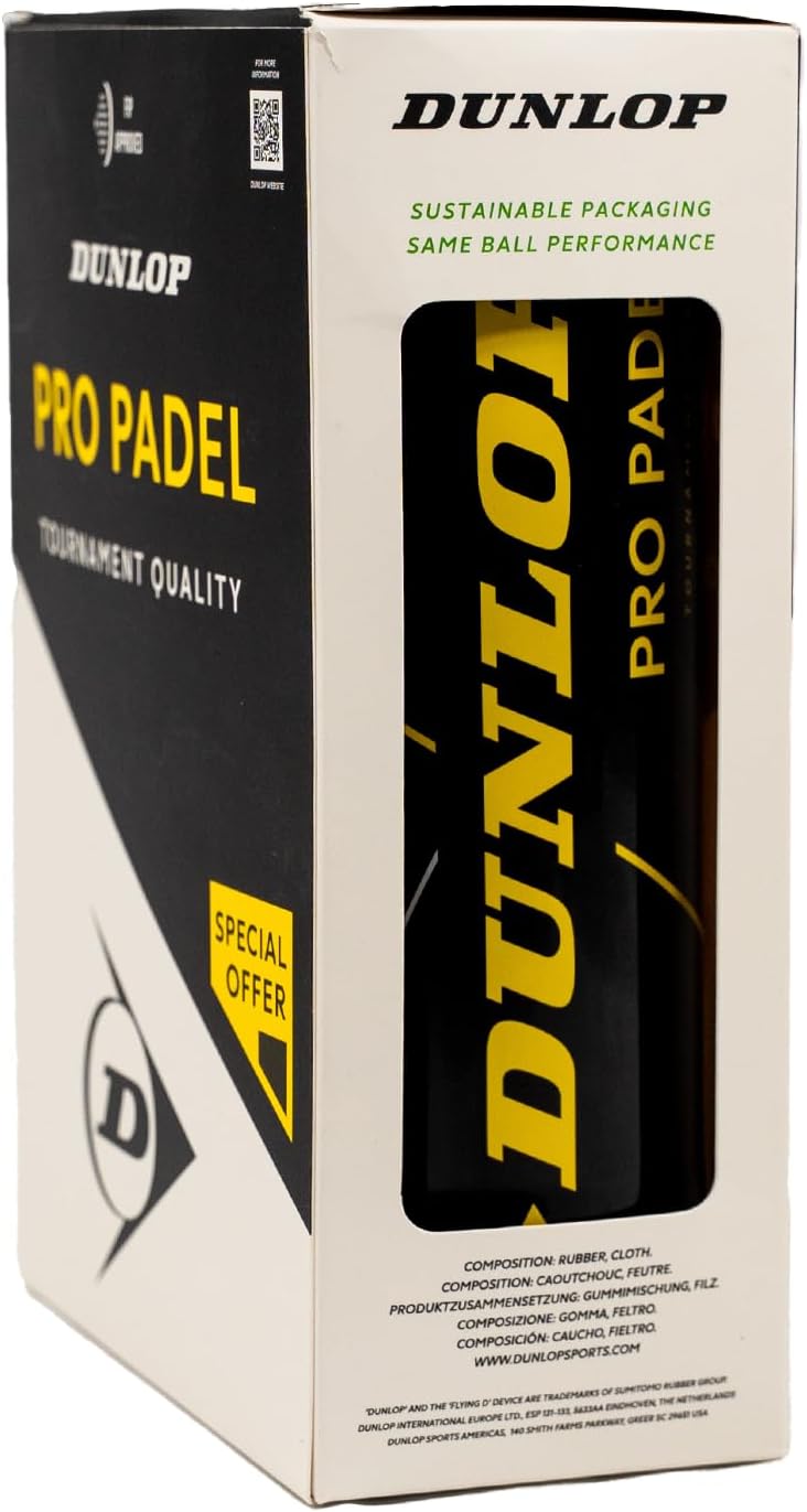 DUNLOP PRO PADEL 2x 3er Dose Padelbälle