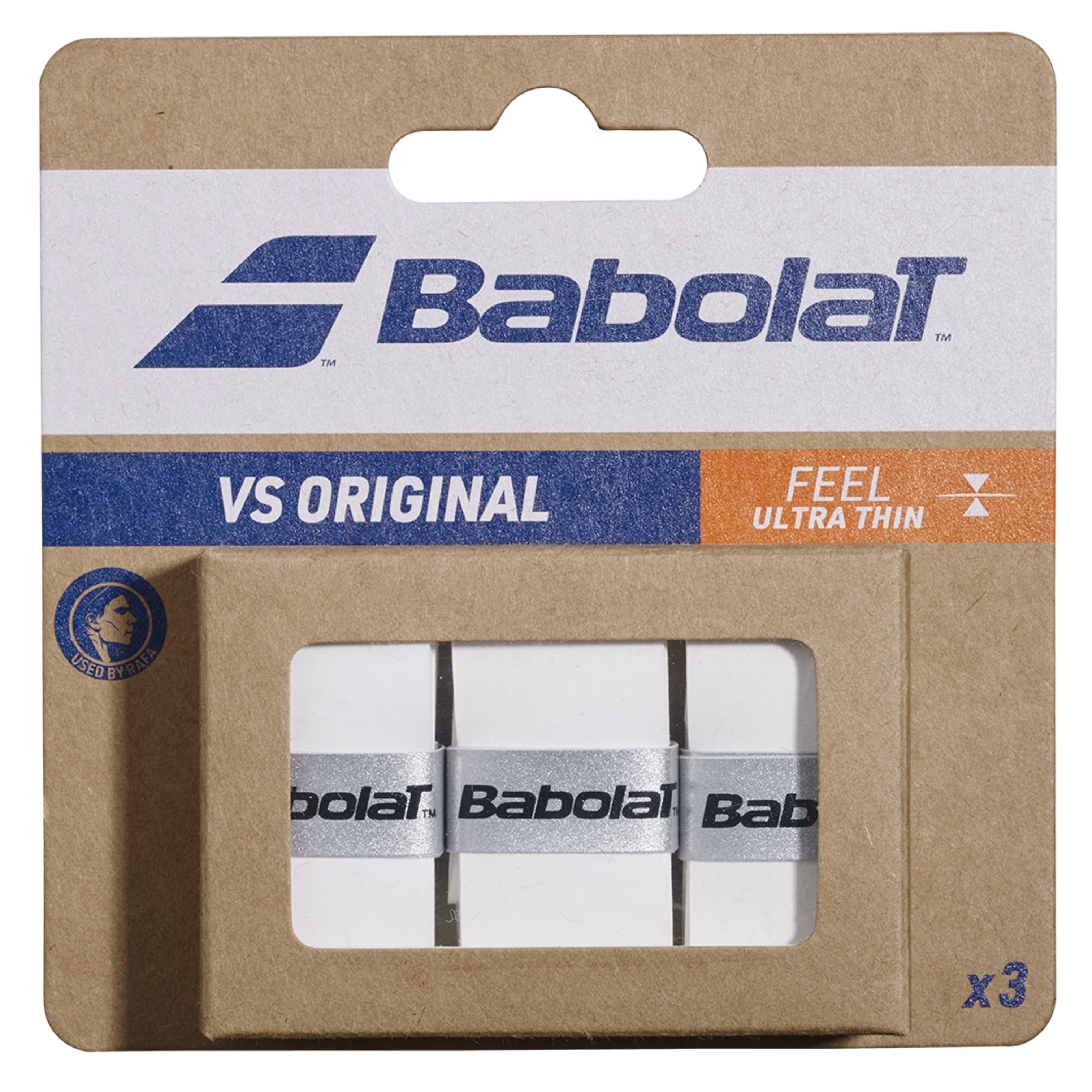 Babolat VS Grip Original 3 er Pack Weiß
