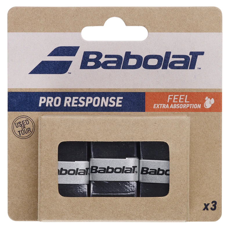 Babolat PRO RESPONSE FEEL Overgrips pack of 3 