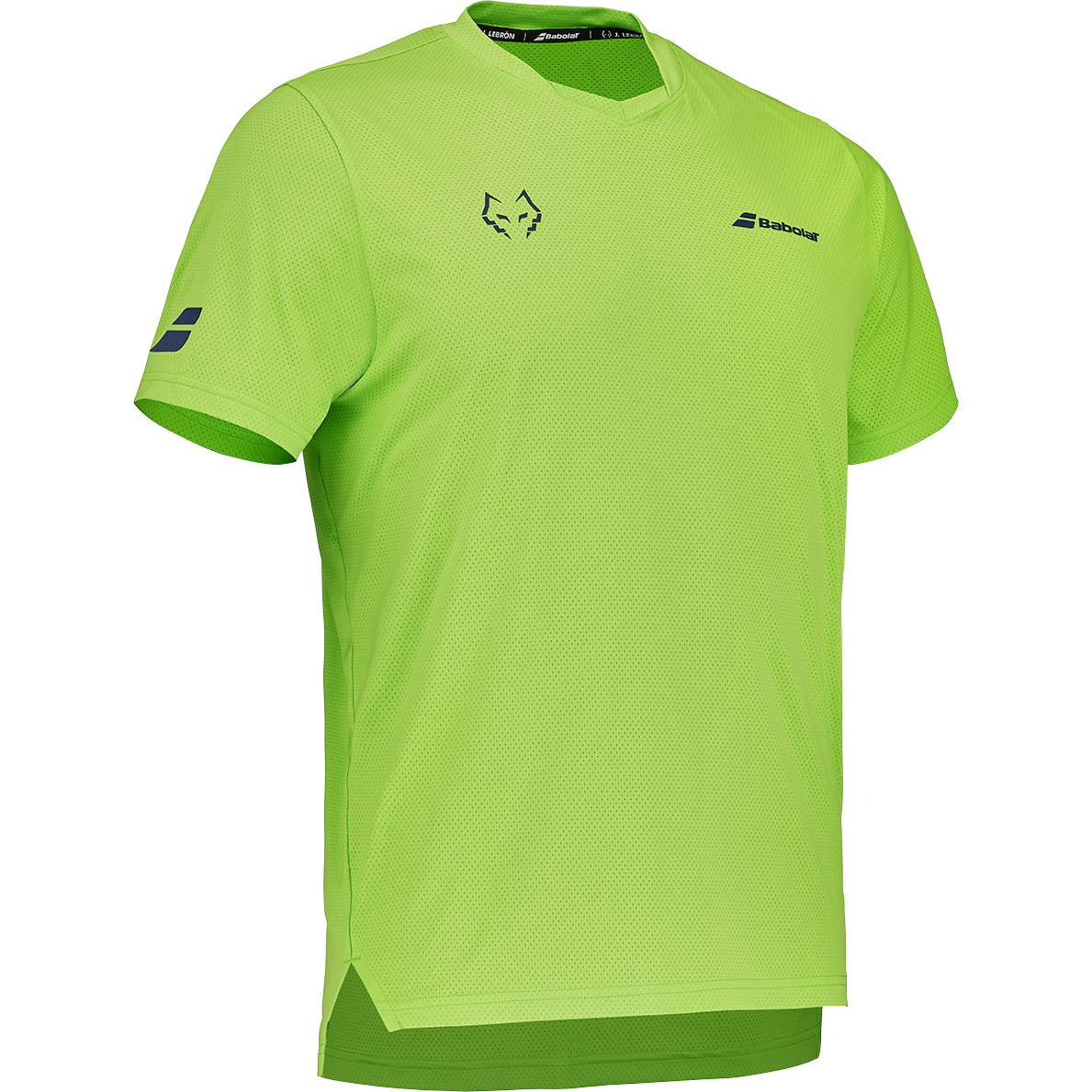 Babolat Crew Neck Tee Lebron Green Flash seitlich