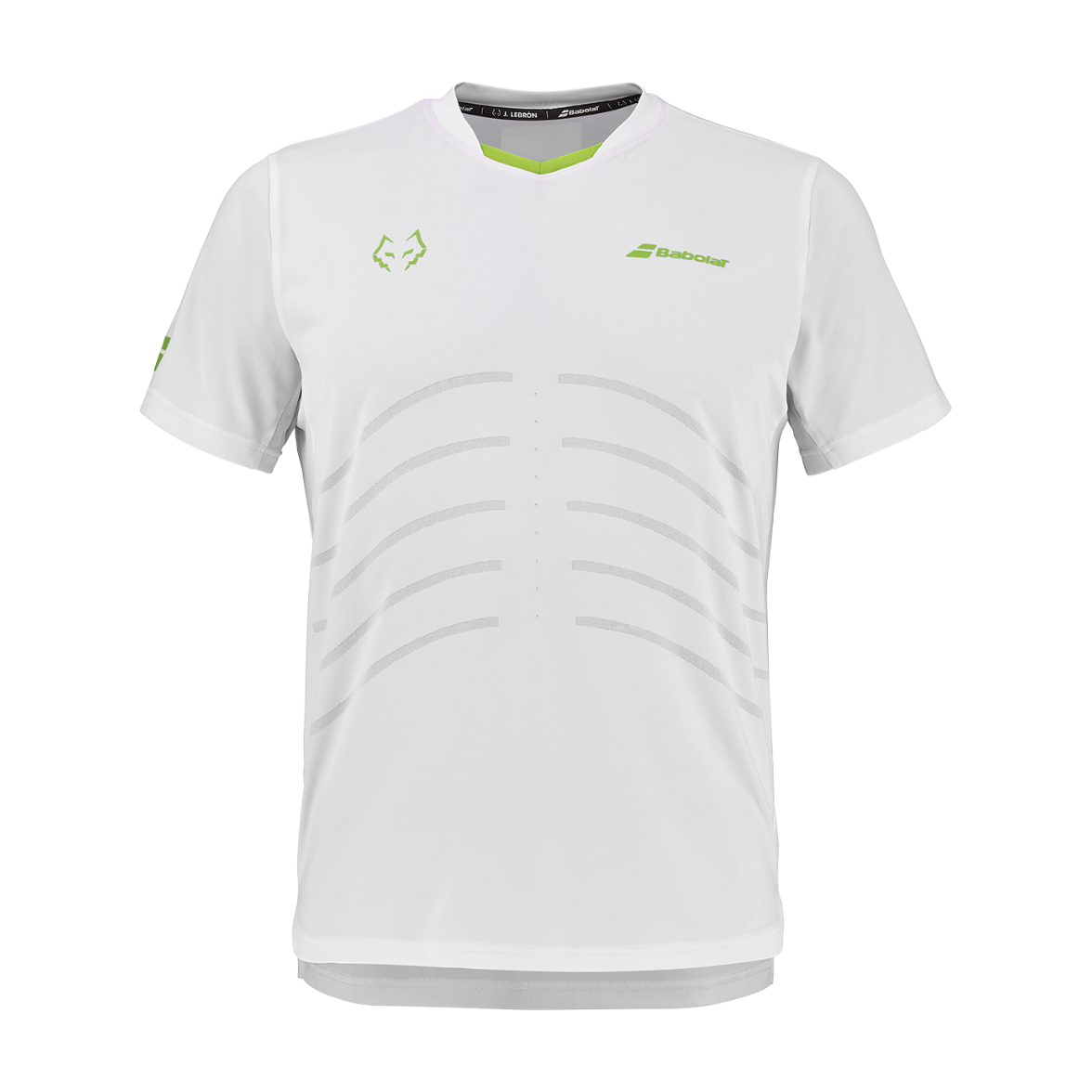 Babolat Crew Neck Tee Réplica Lebron Herren Weiß