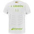 Babolat Crew Neck Tee Réplica Lebron Weiß Rücken