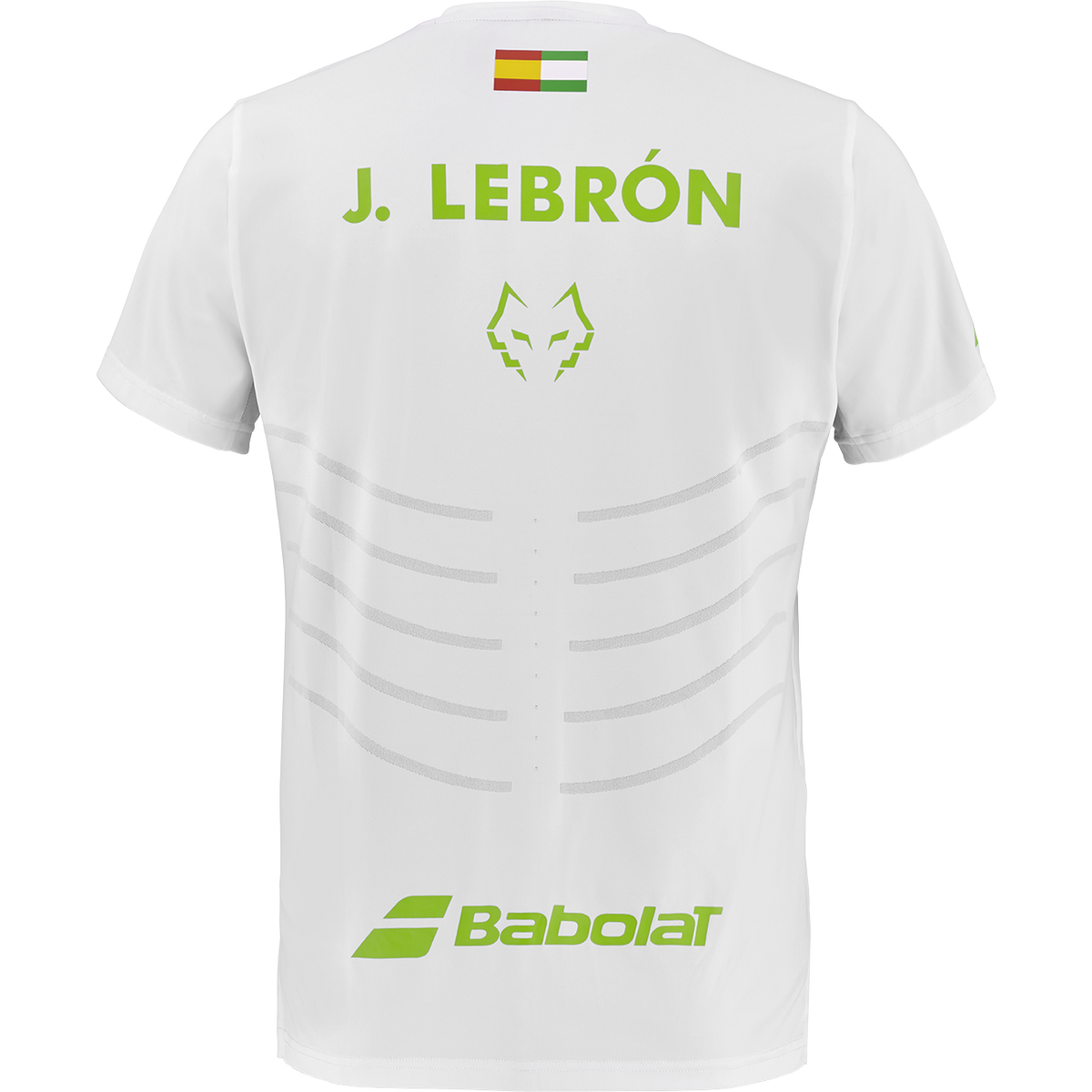 Babolat Crew Neck Tee Réplica Lebron Weiß Rücken