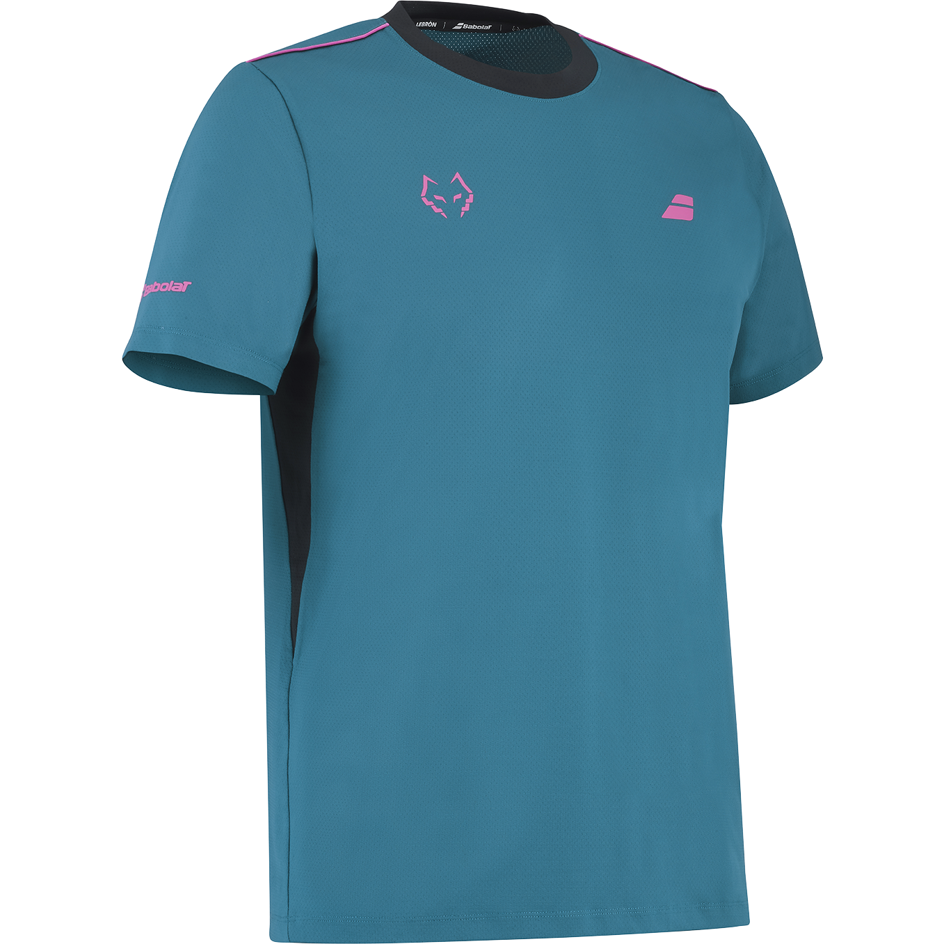 Babolat Crew Neck Tee Lebron Blau seitlich