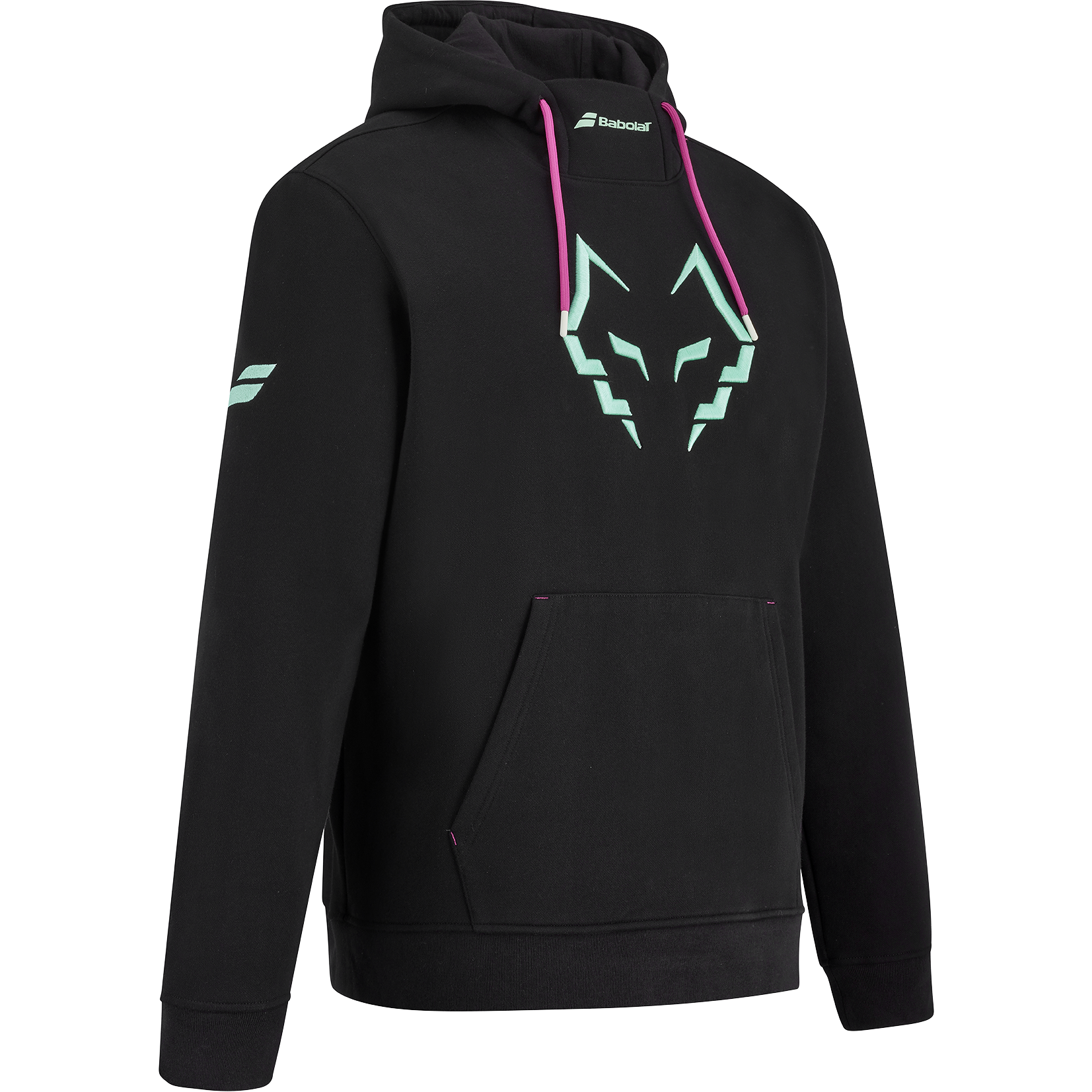 Babolat Hoodie Lebron Schwarz seitlich
