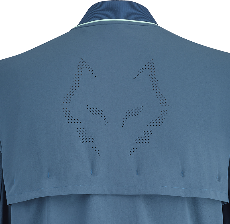 Babolat Jacket Tech Lebron Blau Detail 2