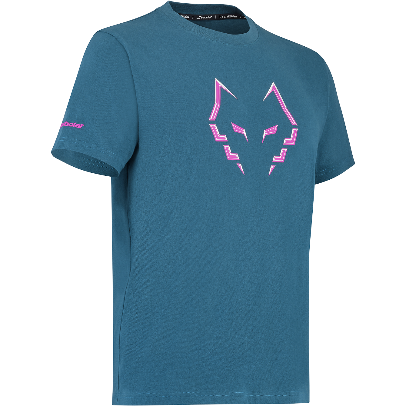 Babolat Cotton Tee Juan Lebron Blau seitlich