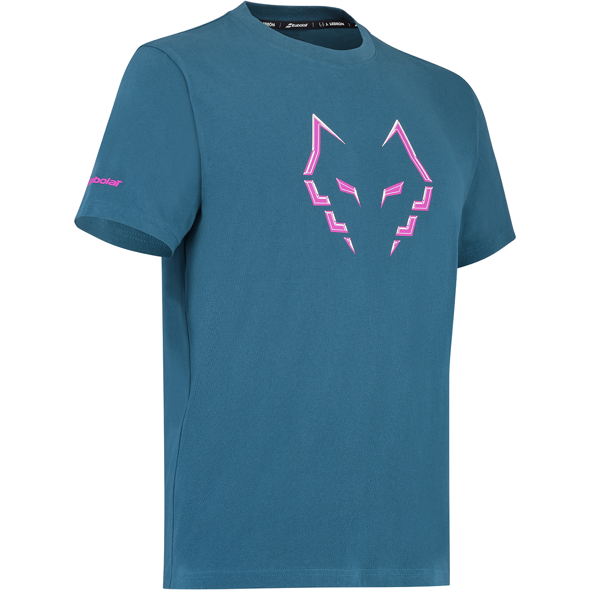 Babolat Cotton Tee Juan Lebron Blau seitlich