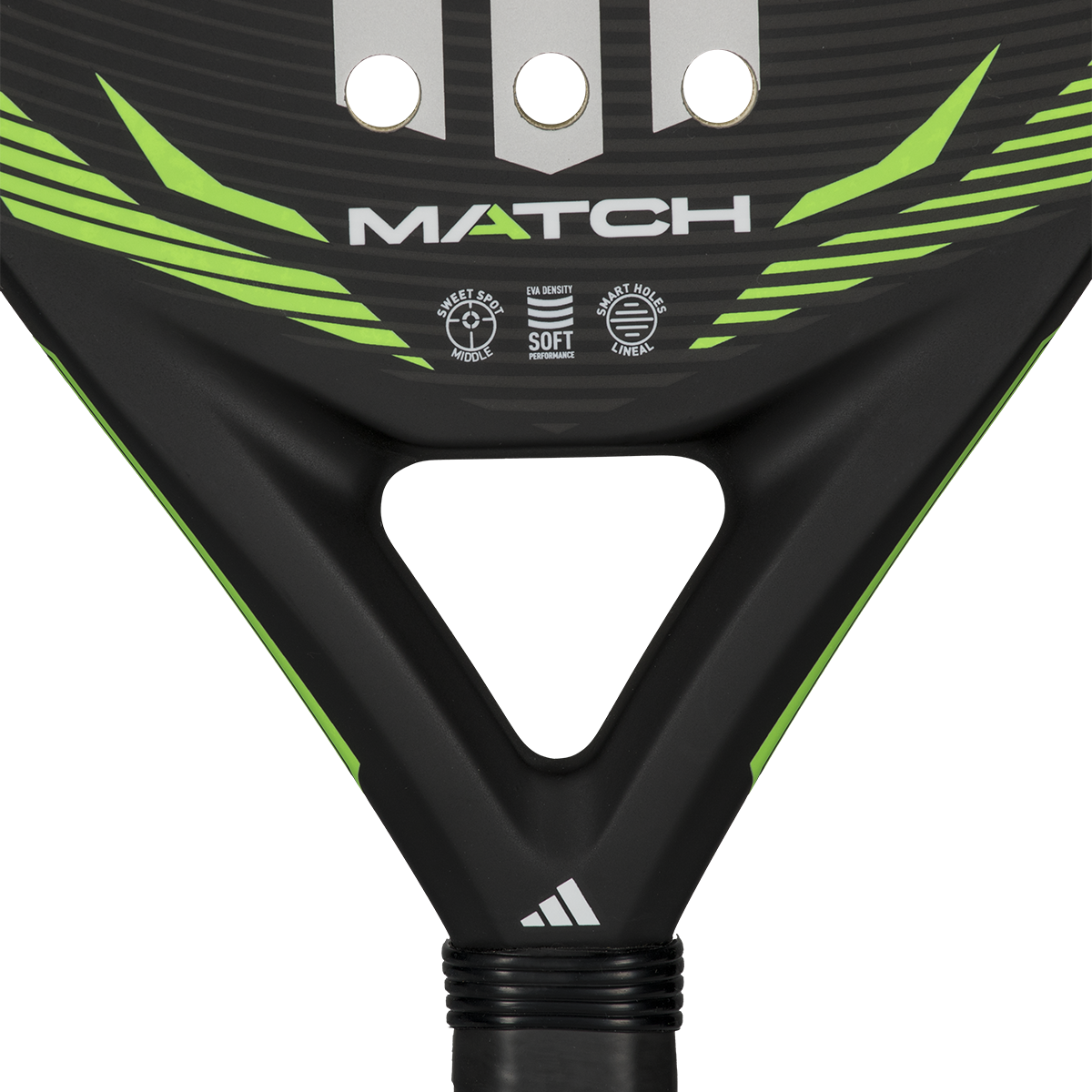 adidas Match Black/Green 2026 Padelschläger