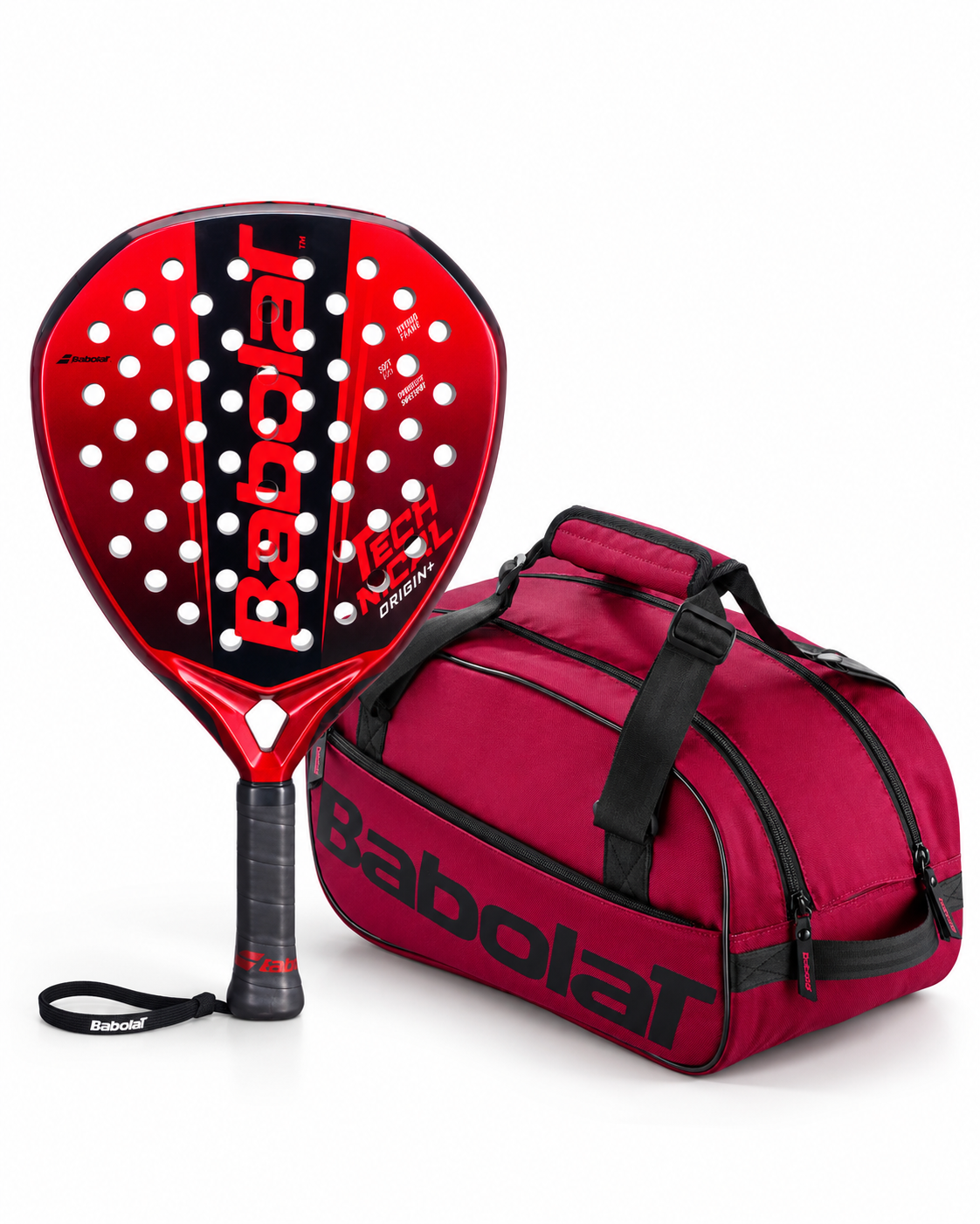 Red Bundle: Technical Origin+ Padelschläger + Court S Padeltasche
