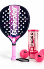 Babolat Stima Vita Padelschläger + Pinke Padelbälle