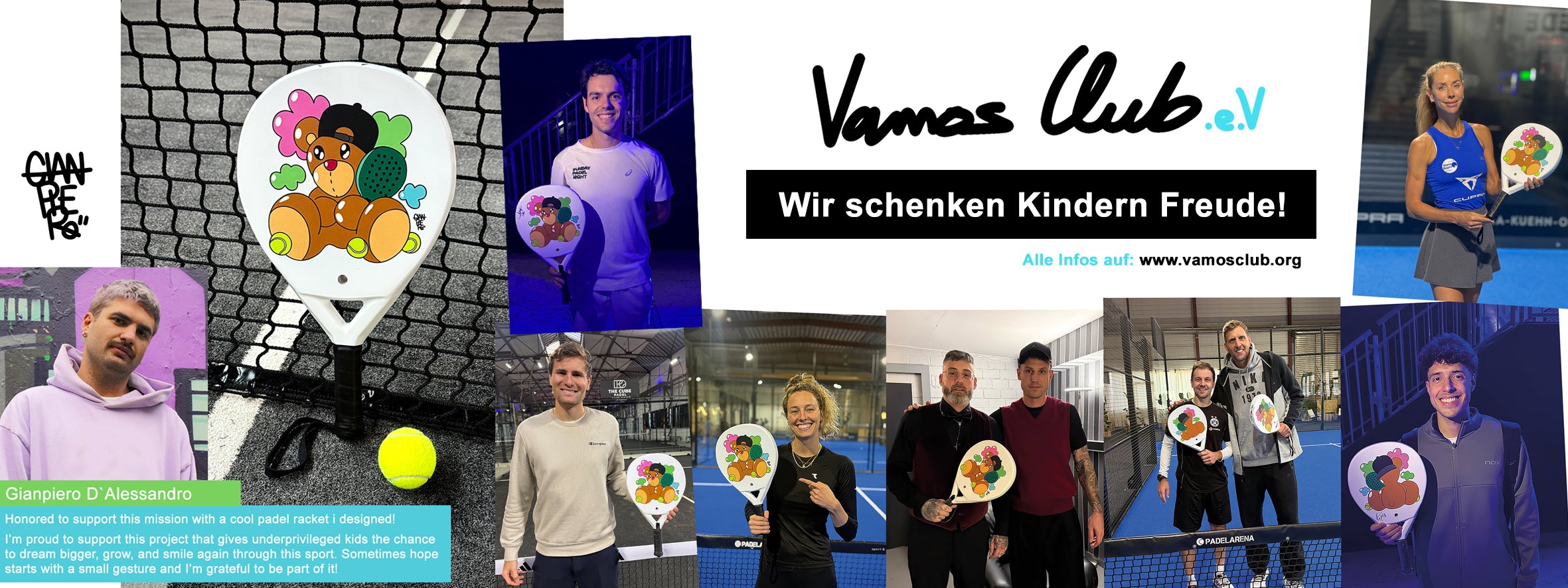Vamos Club e. V. Charity Padel Schläger