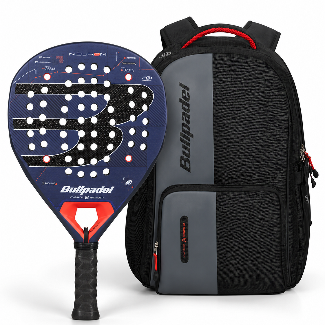 Bullpadel Neuron 2027 Padelschläger inkl. Rucksack
