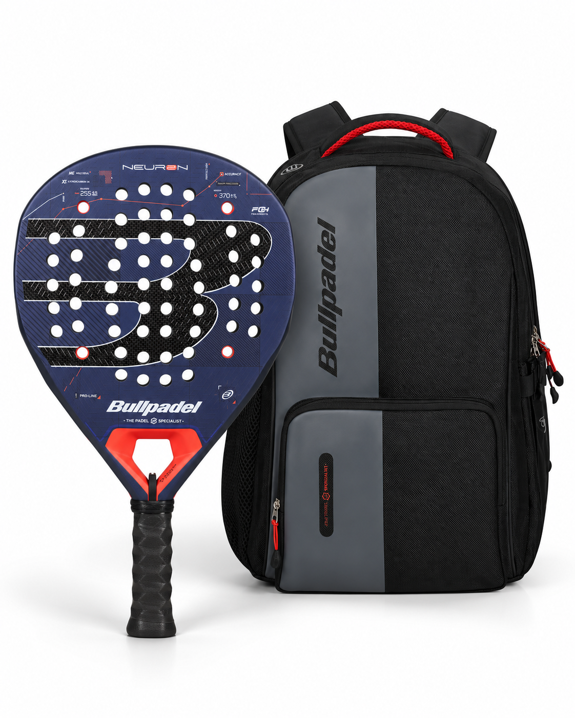 Bullpadel Neuron 2027 Padelschläger inkl. Rucksack