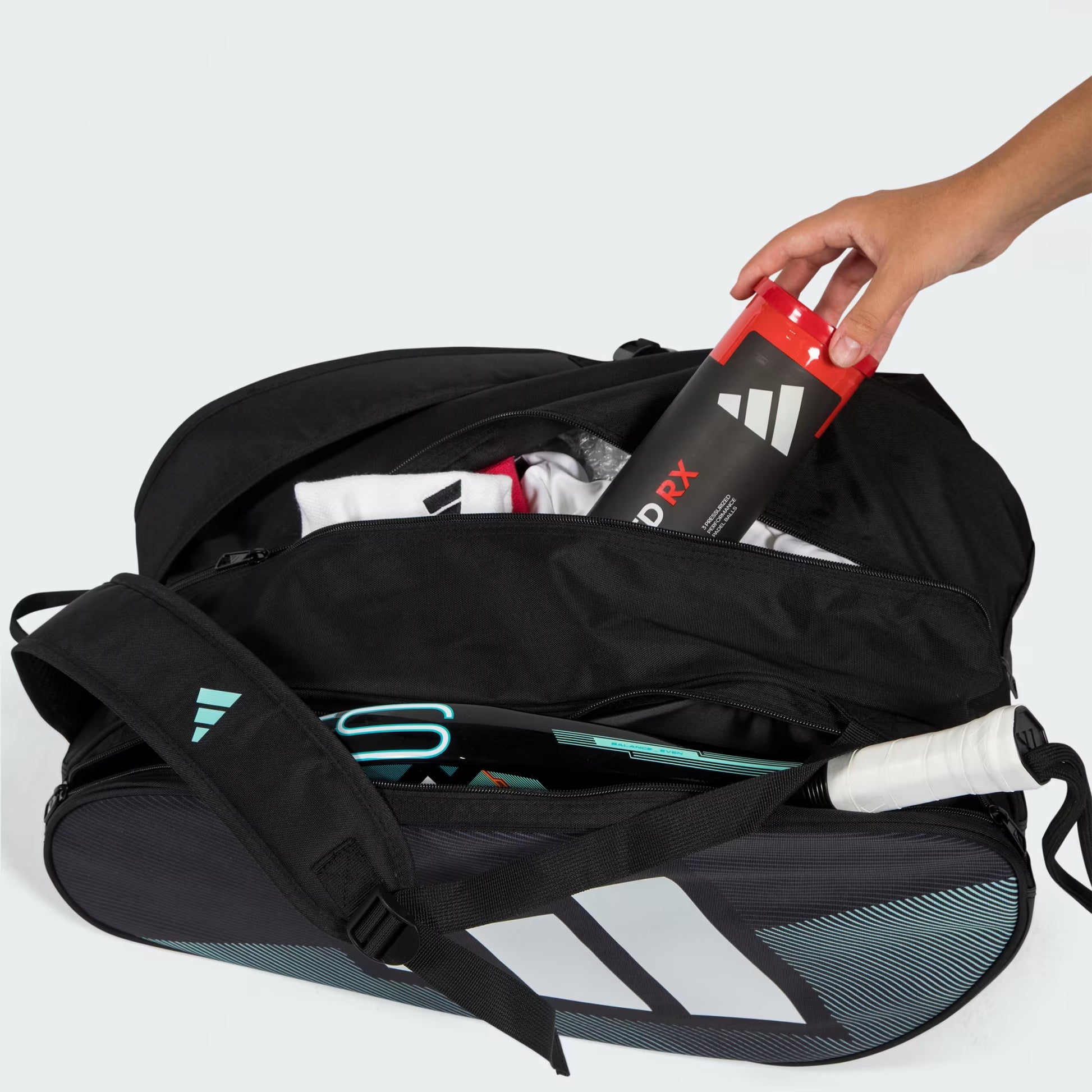 Adidas CONTROL Padelschlägertasche Schwarz 2026
