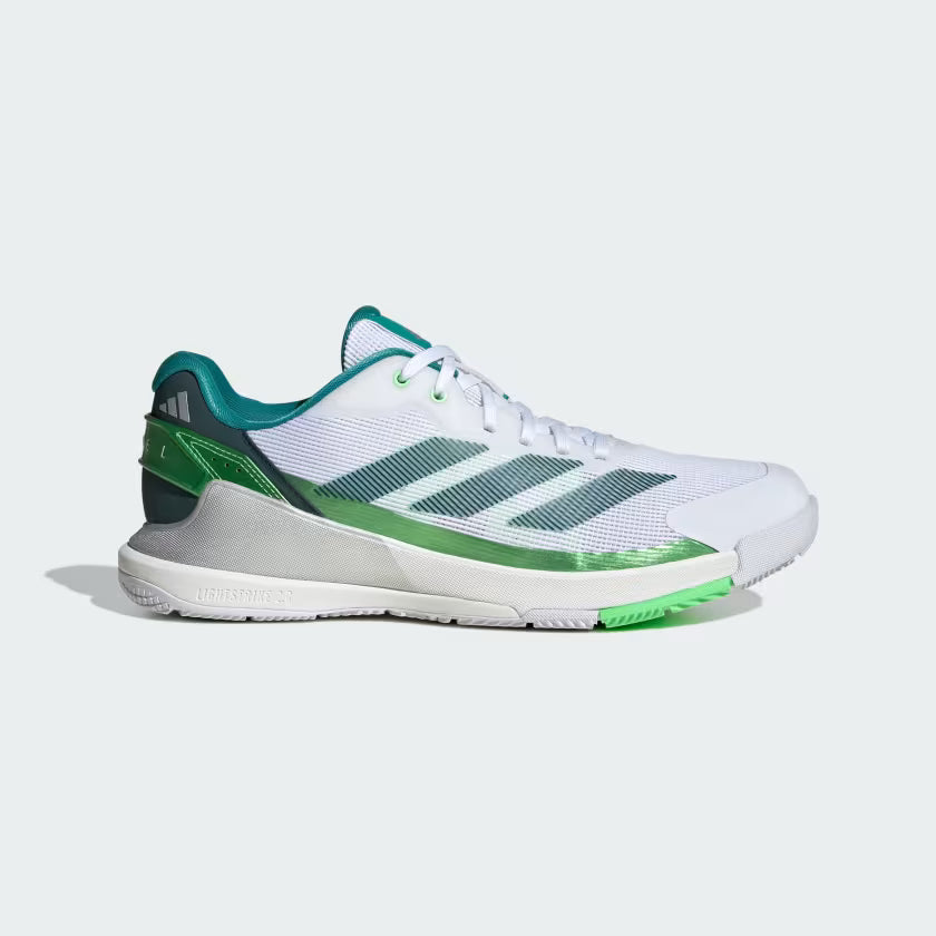 adidas Crazyquick LS Padelschuh Herren – Weiß/Grün