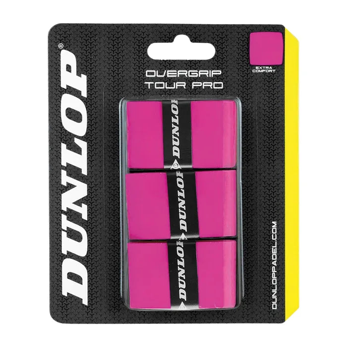 DUNLOP TOUR PRO Overgrips 3er Pack Pink