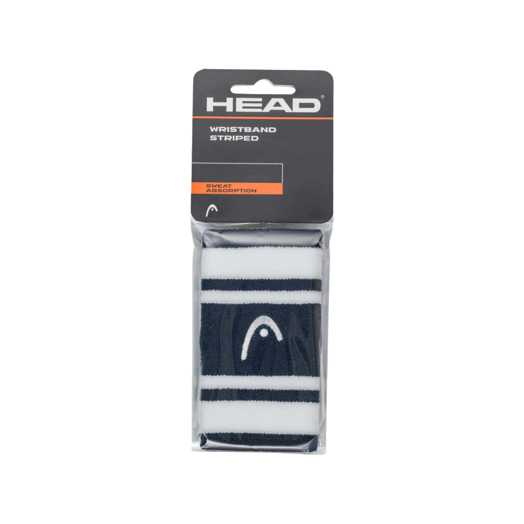 HEAD Schweißband XL Blau Weiß