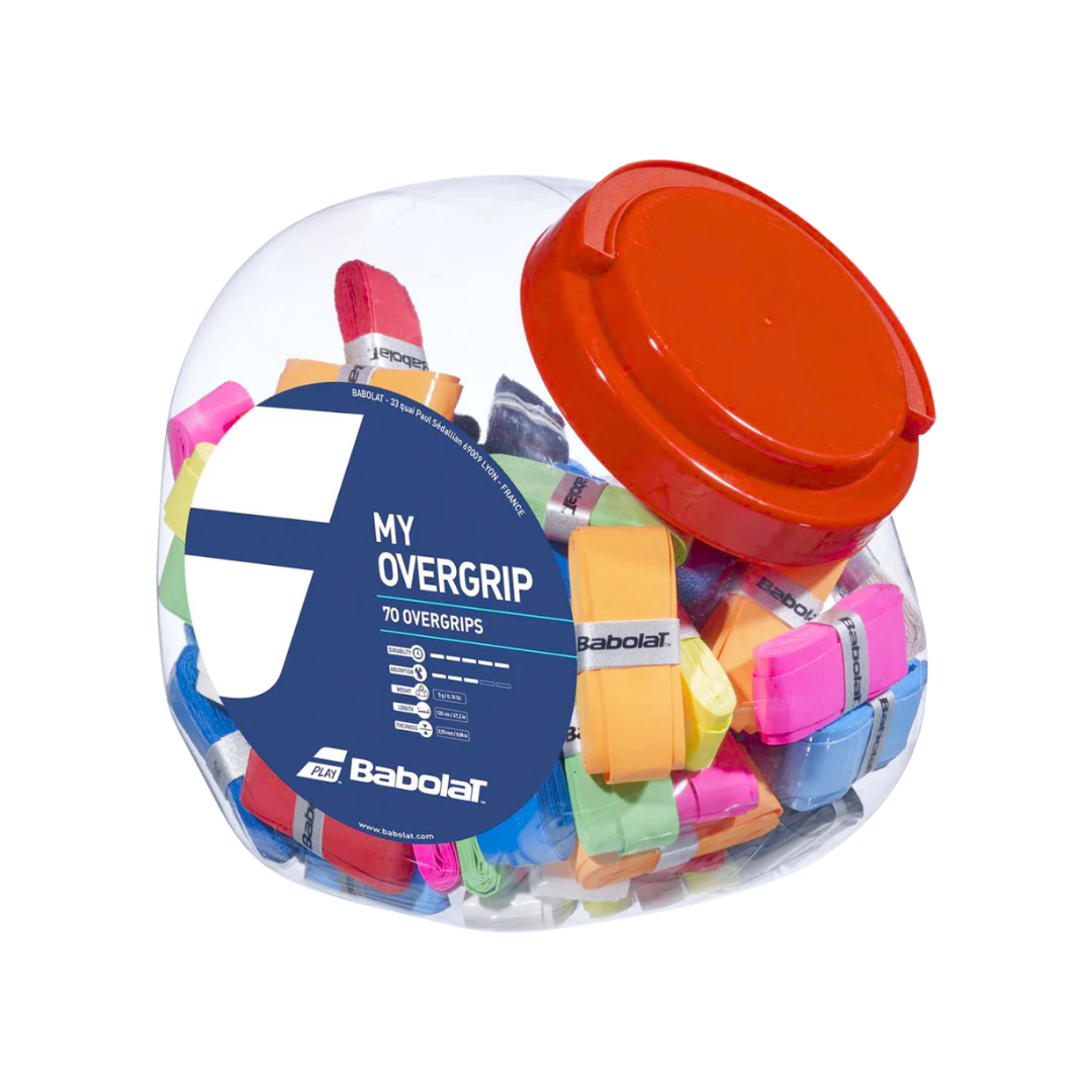 Babolat MY OVERGRIP 70er Box mehrfarbig