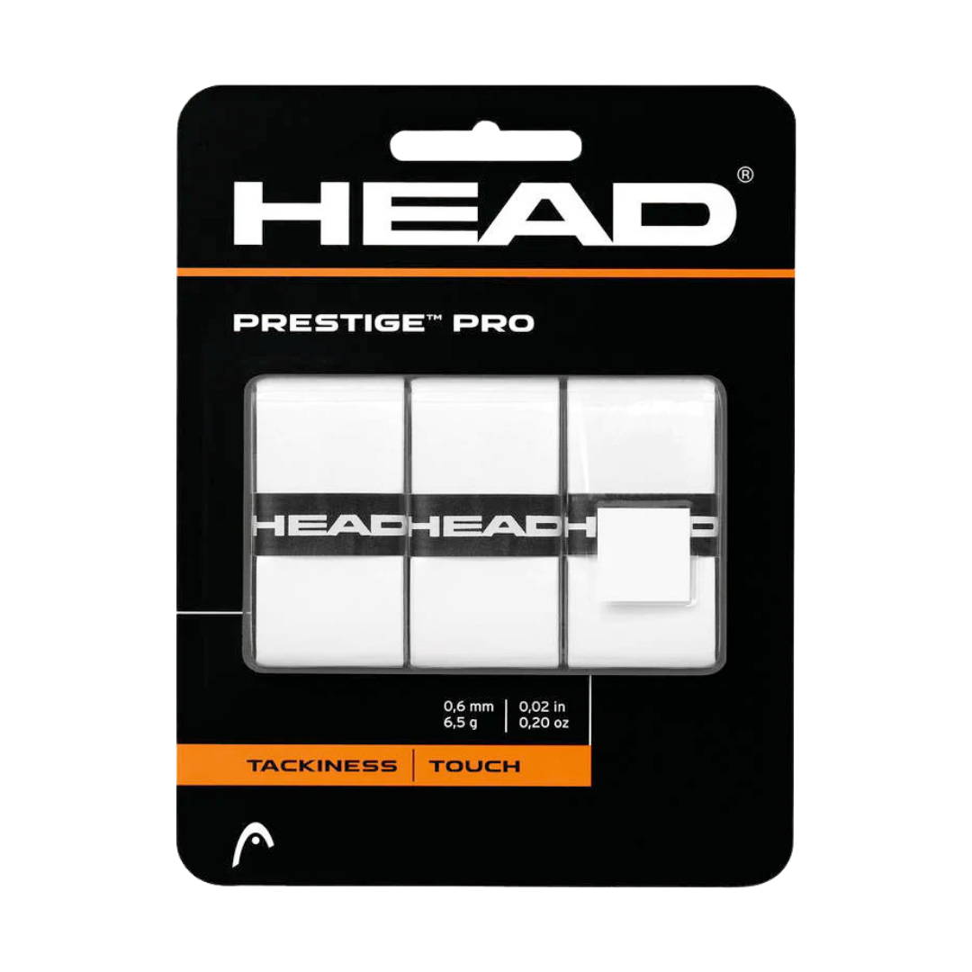 HEAD Prestige Pro Overgrips 3er Pack Griffbänder weiß