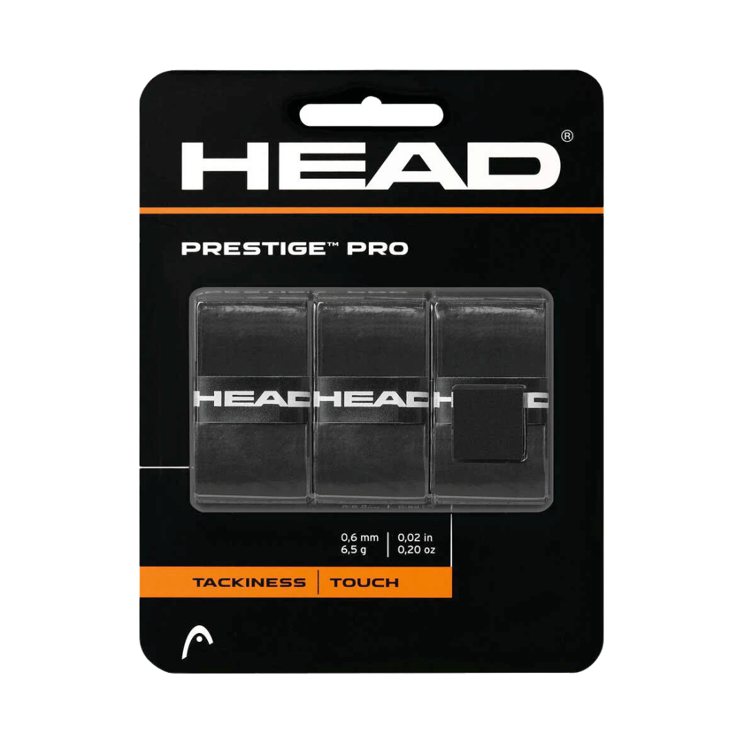HEAD Prestige Pro Overgrips 3er Pack Griffbänder Schwarz