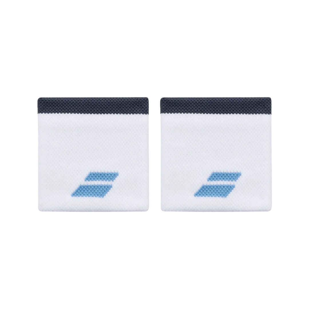 Babolat Logo Schweißband Weiß/Blau